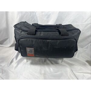 Camcorder Camera Gear Bag Case Shoulder Strap Black Nylon Solidex